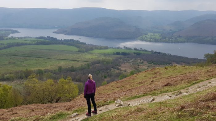 Looking out over Ullswater near Memorial Seat